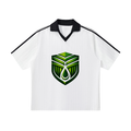 Light Contrast Collar Striped Soccer Jersey