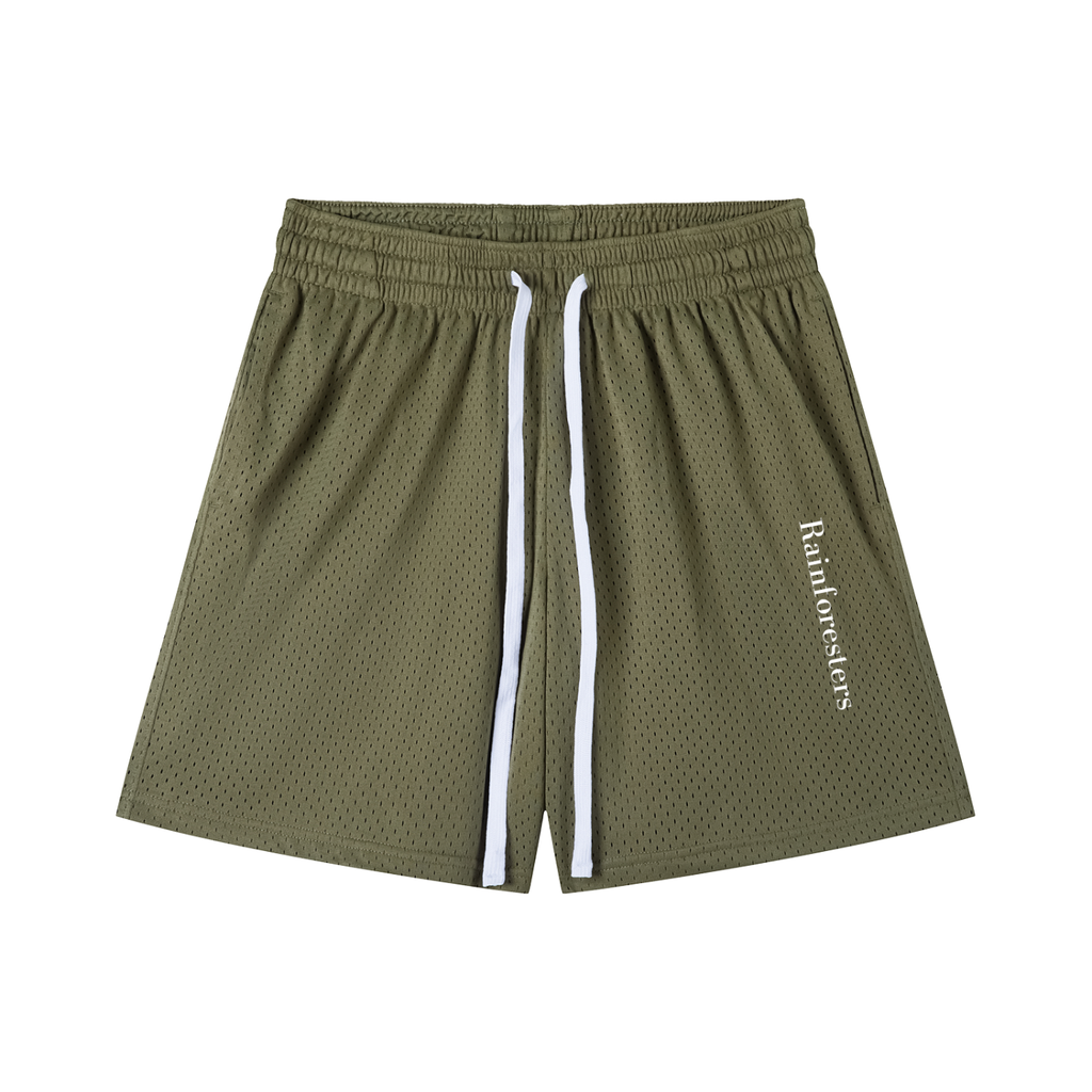Mesh Drawstring Shorts